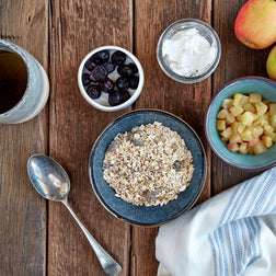 Bircher Muesli w/ Apple Juice & Yoghurt