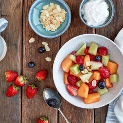 Black Forrest Fruit Salad w/ Almonds & Yoghurt SML