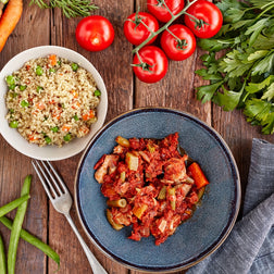 Chicken & Olive Cacciatore w/ Brown Rice