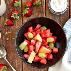 Fresh Fruit Salad, Walnuts & Creamy Yoghurt SML