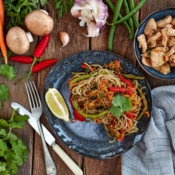 Teriyaki & Black Sesame Chicken Noodles