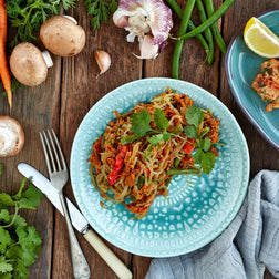 Thai Fish Cakes & Sweet Potato Noodles