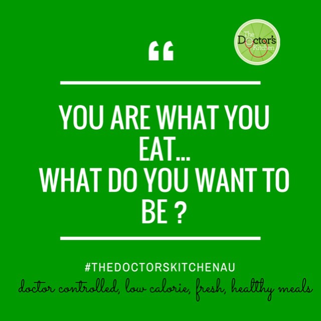 You are what you eat… What do you want to be?