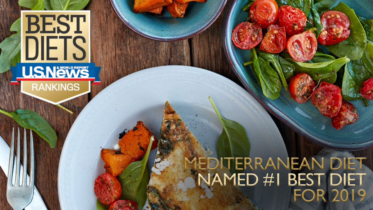 GOLD: Mediterranean diet named NO. 1 BEST DIET for 2019
